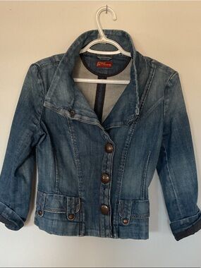 Vintage Citizens Of Humanity Blue Washed Denim Jacket